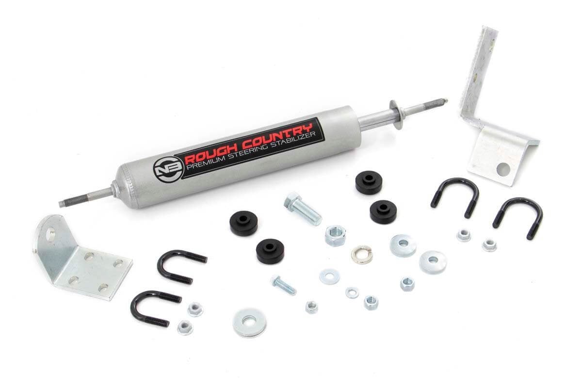 GMC Sierra 1500 Steering Stabilizer - Rough Country - N3 - '00-'06